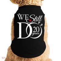 We Still Do 20 Years Funny Couple 20th Wedding Anniversary Doggie Tank thumb 0