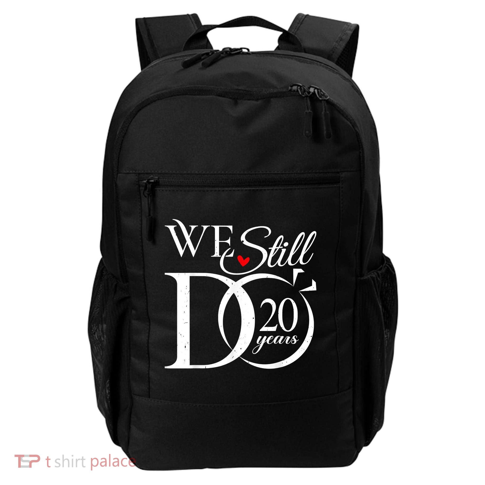We Still Do 20 Years Funny Couple 20th Wedding Anniversary Backpack