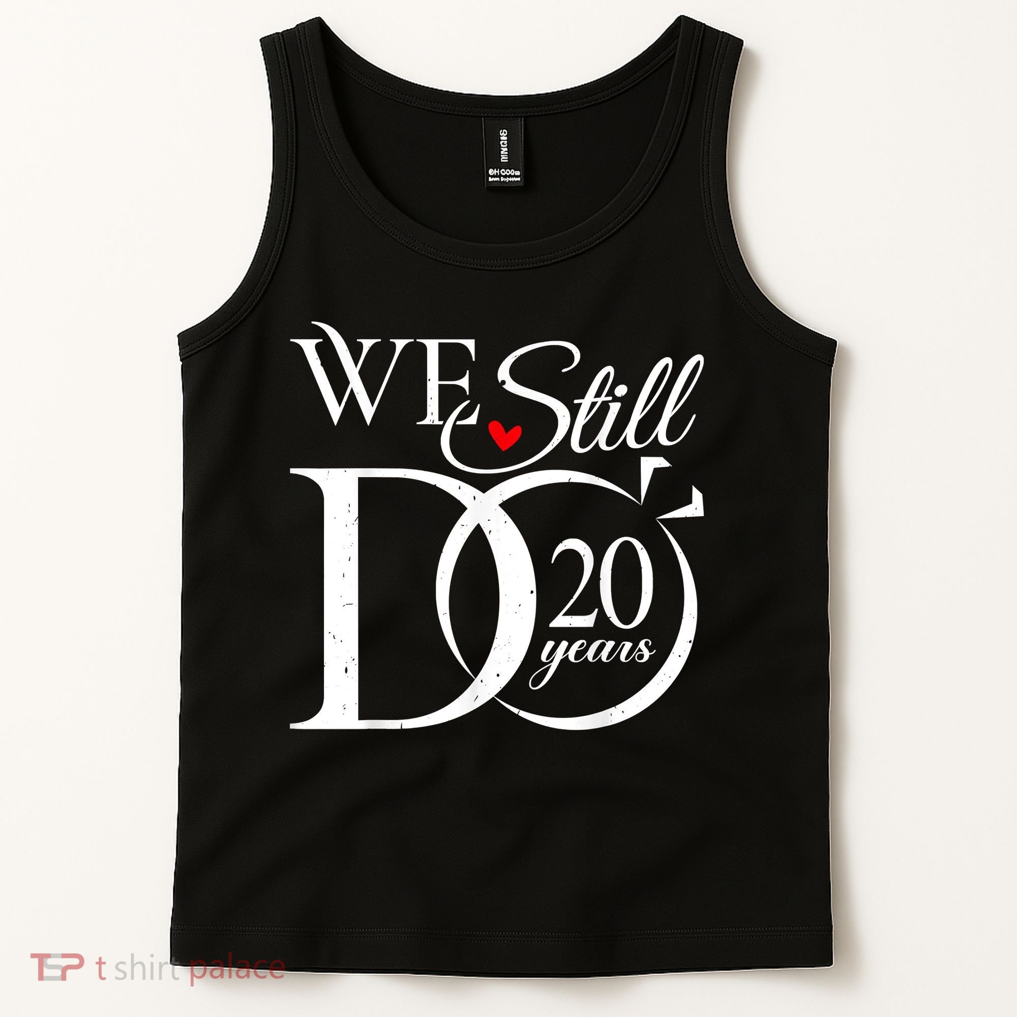 We Still Do 20 Years Funny Couple 20th Wedding Anniversary Tank Top