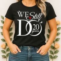 We Still Do 20 Years Funny Couple 20th Wedding Anniversary Women's T-Shirt thumb 2