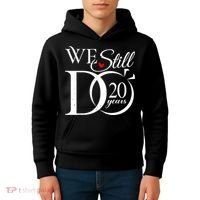 We Still Do 20 Years Funny Couple 20th Wedding Anniversary Kids Hoodie thumb 4