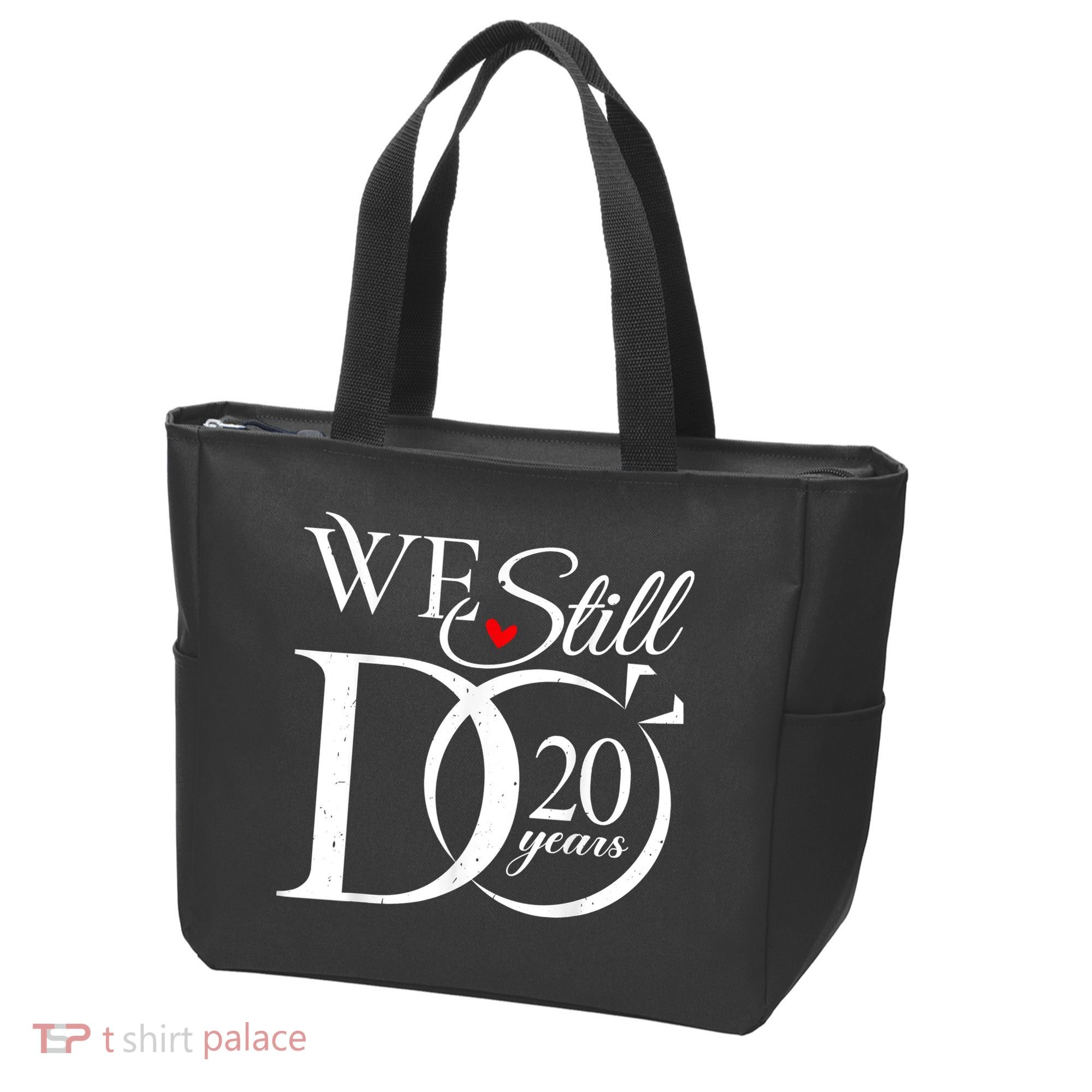 We Still Do 20 Years Funny Couple 20th Wedding Anniversary Tote Bag