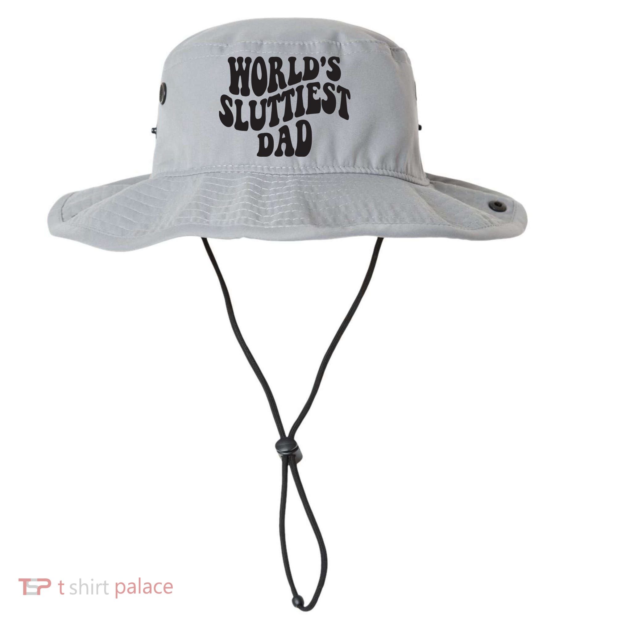 World's Sluttiest Dad Funny Fathers Day For Daddy Father Dad Bucket Hat