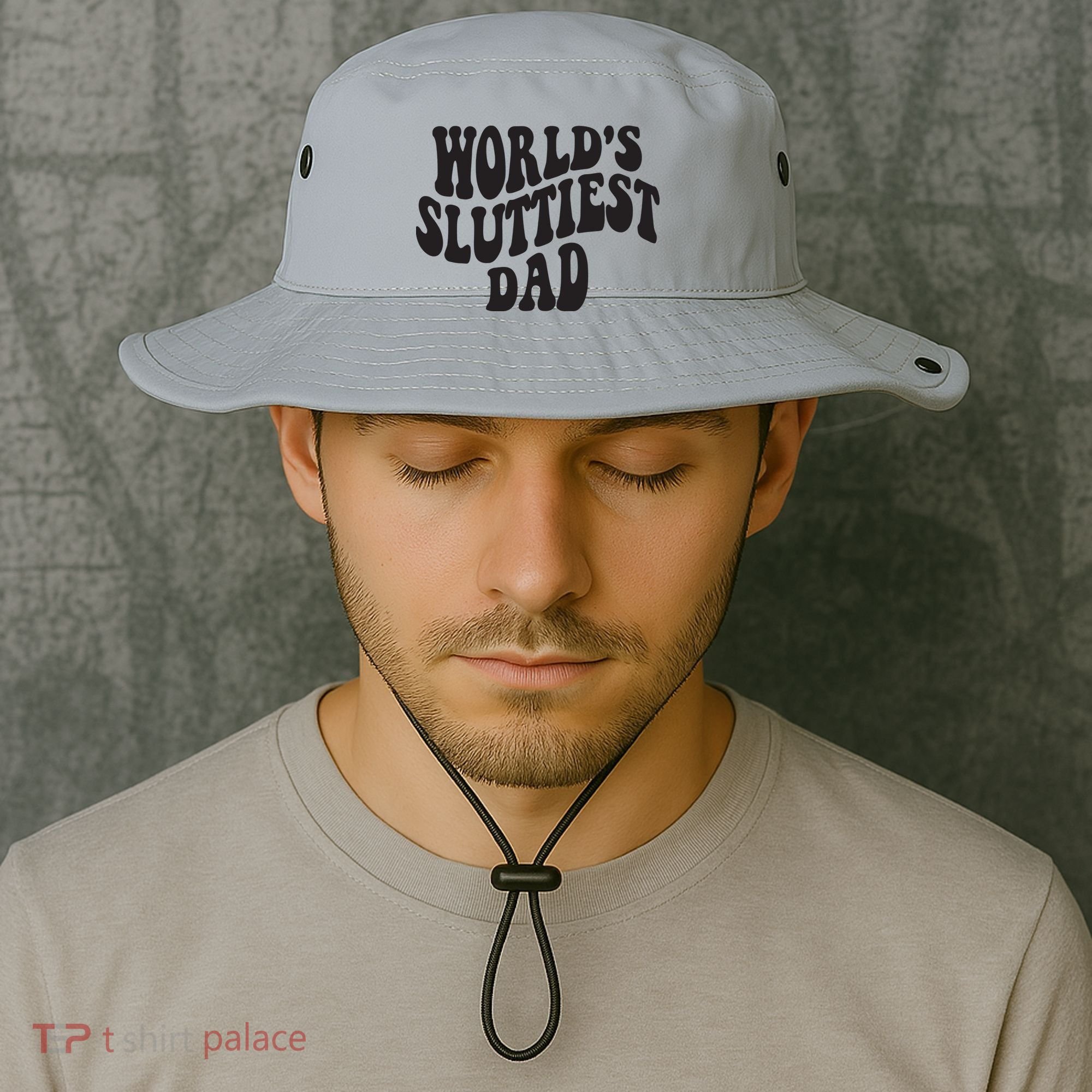 World's Sluttiest Dad Funny Fathers Day For Daddy Father Dad Bucket Hat