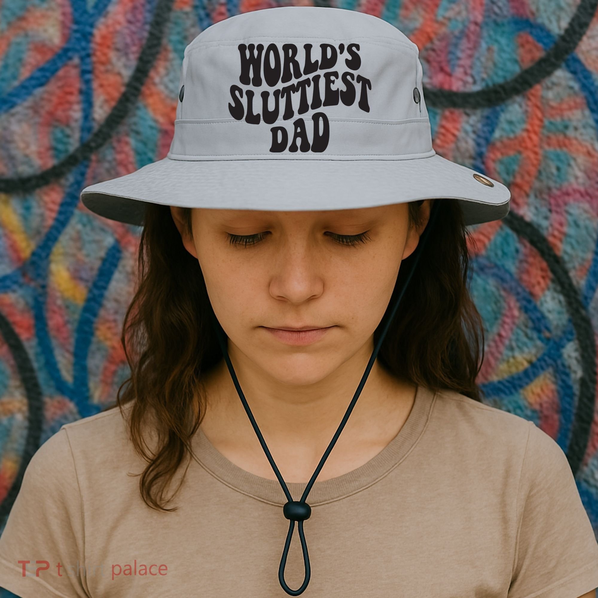 World's Sluttiest Dad Funny Fathers Day For Daddy Father Dad Bucket Hat