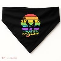 We Still Do 5 Years Gift Lesbian Wedding Anniversary Gift USA-Made Doggie Bandana thumb 0