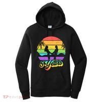 We Still Do 5 Years Gift Lesbian Wedding Anniversary Gift Women's Hoodie thumb 0