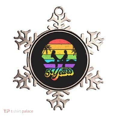 We Still Do 5 Years Gift Lesbian Wedding Anniversary Gift Ornament