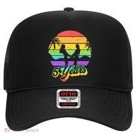 We Still Do 5 Years Gift Lesbian Wedding Anniversary Gift Hat thumb 0