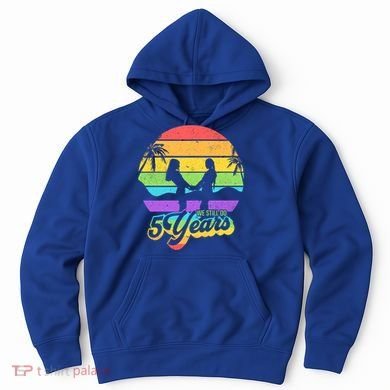 We Still Do 5 Years Gift Lesbian Wedding Anniversary Gift Hoodie