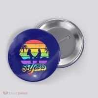 We Still Do 5 Years Gift Lesbian Wedding Anniversary Gift Button thumb 0