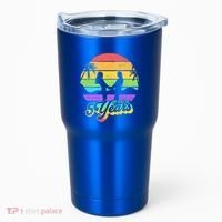 We Still Do 5 Years Gift Lesbian Wedding Anniversary Gift Tumbler thumb 0