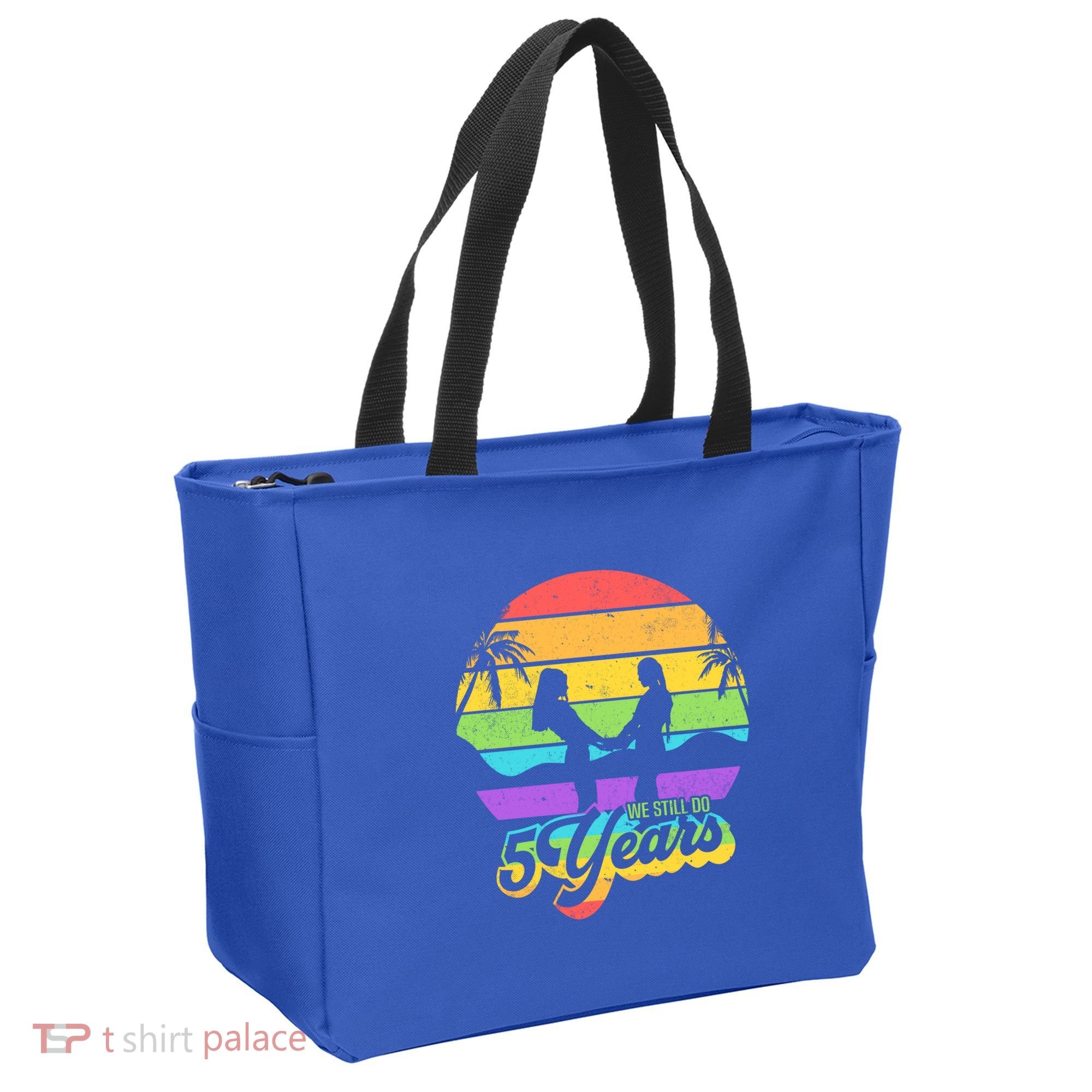 We Still Do 5 Years Gift Lesbian Wedding Anniversary Gift Tote Bag
