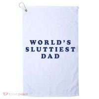 World's Sluttiest Dad Golf Towel thumb 0
