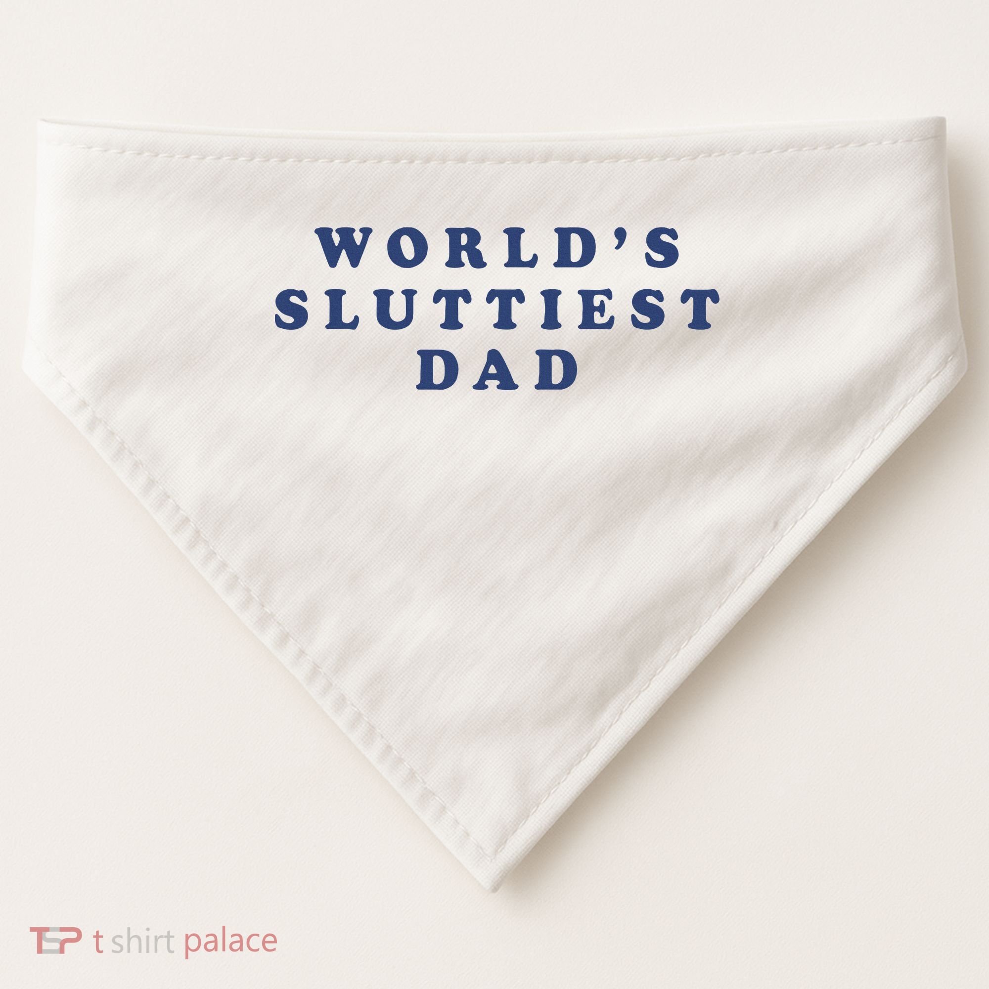 WorldS Sluttiest Dad USA-Made Doggie Bandana