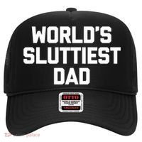 Worlds Sluttiest Dad Funny Saying Sarcastic Cool Sexy Dad Cool Gift Hat thumb 0