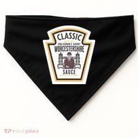 Worcestershire Sauce Diy Halloween Costume Condiment USA-Made Doggie Bandana thumb 0