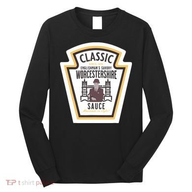 Worcestershire Sauce Diy Halloween Costume Condiment Long Sleeve Shirt