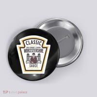 Worcestershire Sauce Diy Halloween Costume Condiment Button thumb 0