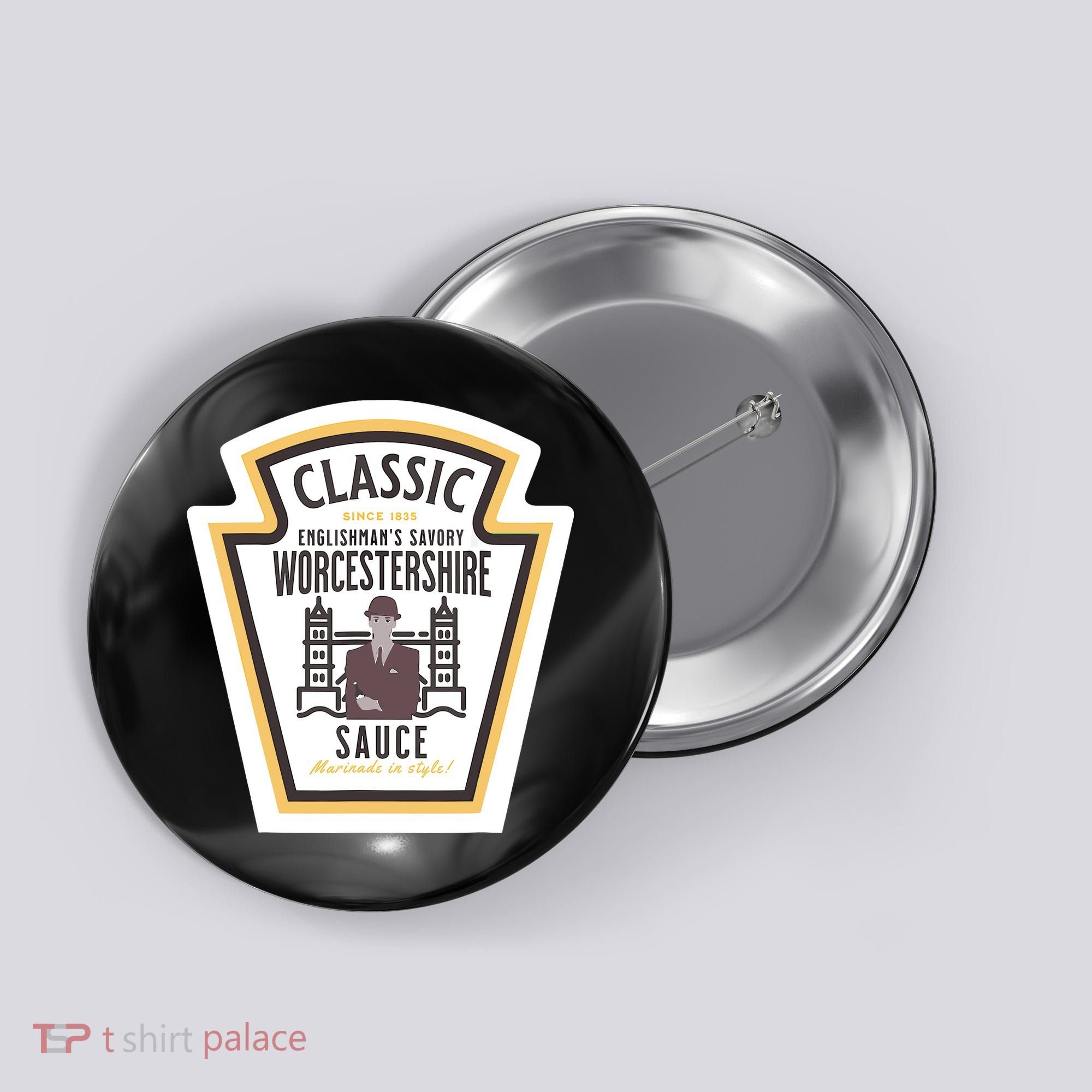 Worcestershire Sauce Diy Halloween Costume Condiment Button