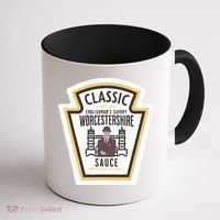 Worcestershire Sauce Diy Halloween Costume Condiment Coffee Mug thumb 1