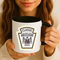 Worcestershire Sauce Diy Halloween Costume Condiment Coffee Mug thumb 3