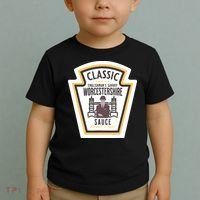 Worcestershire Sauce Diy Halloween Costume Condiment Toddler T-Shirt thumb 2
