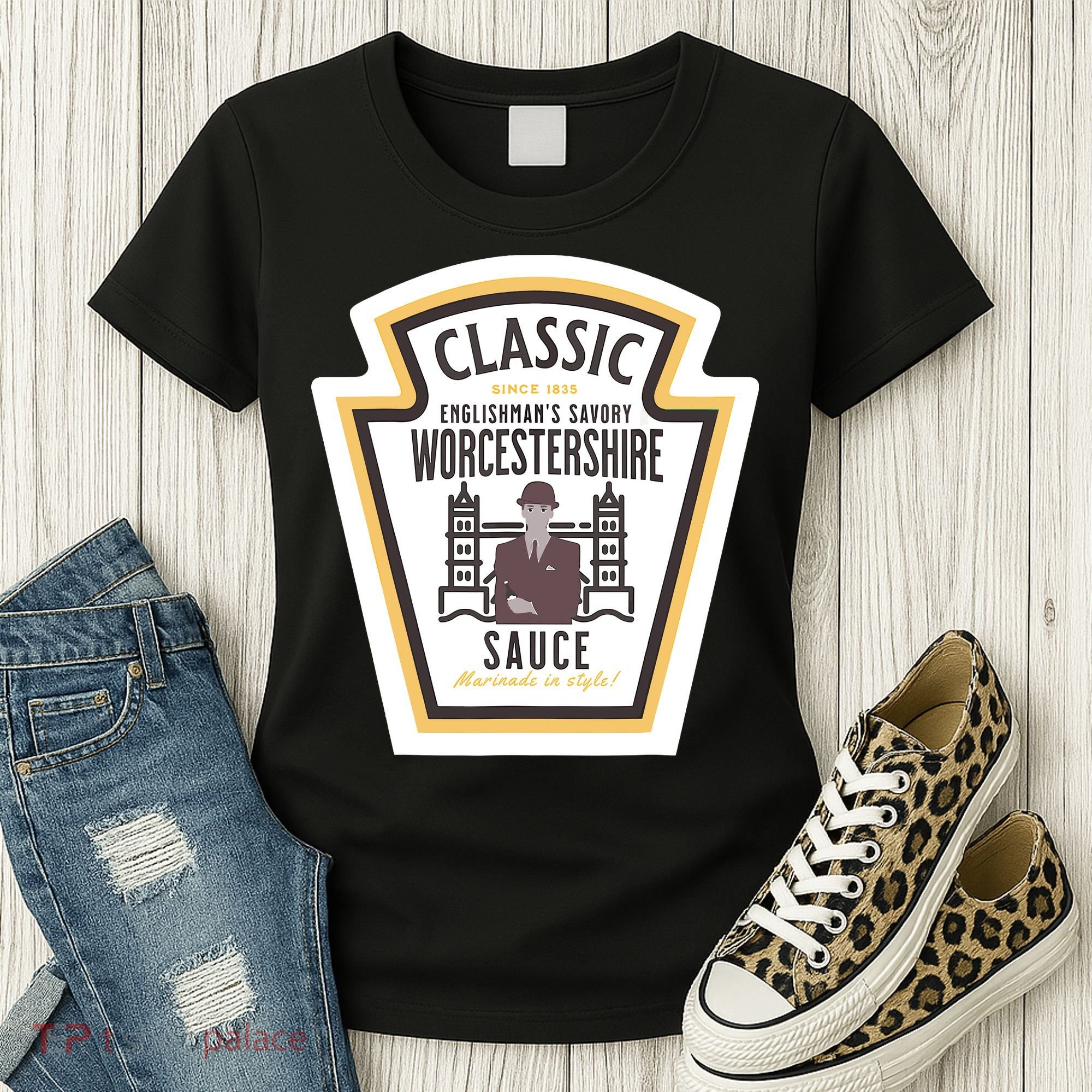 Worcestershire Sauce Diy Halloween Costume Condiment Women's T-Shirt