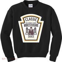 Worcestershire Sauce Diy Halloween Costume Condiment Kids Sweatshirt thumb 0