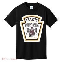 Worcestershire Sauce Diy Halloween Costume Condiment Kids T-Shirt thumb 0