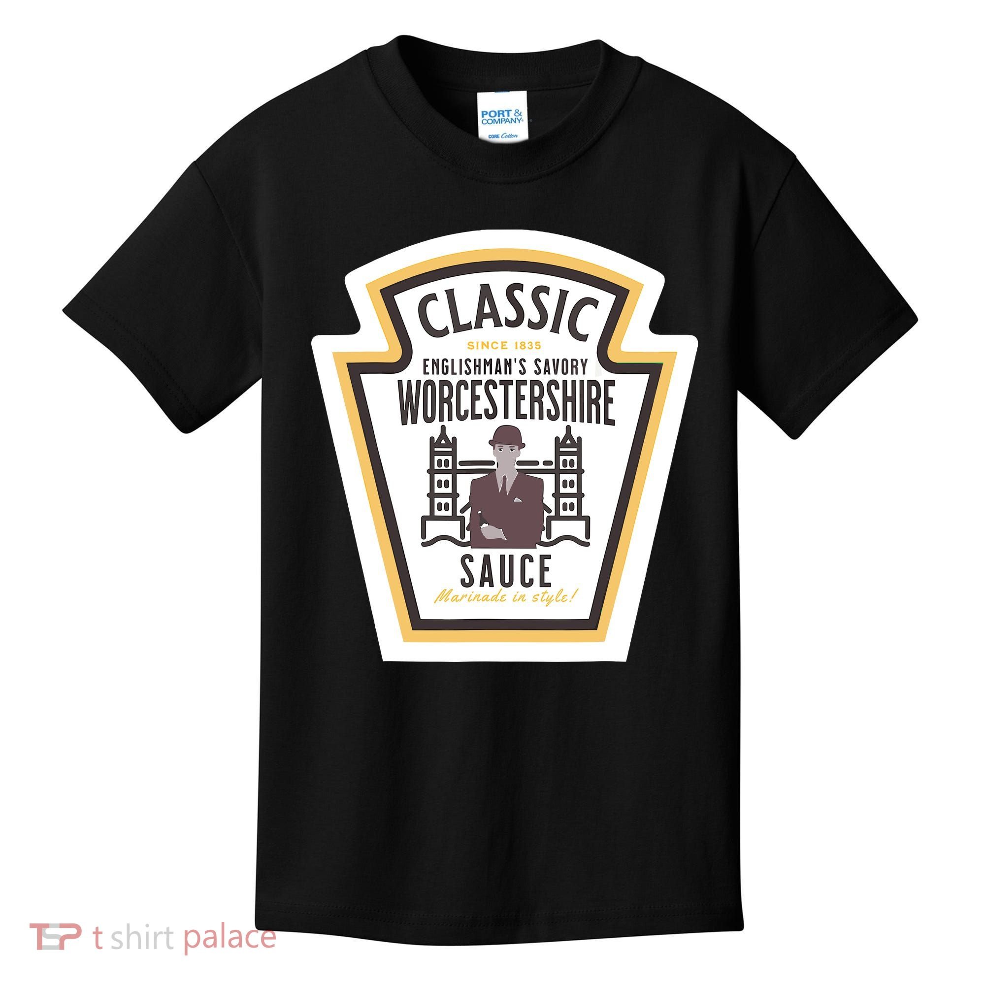 Worcestershire Sauce Diy Halloween Costume Condiment Kids T-Shirt