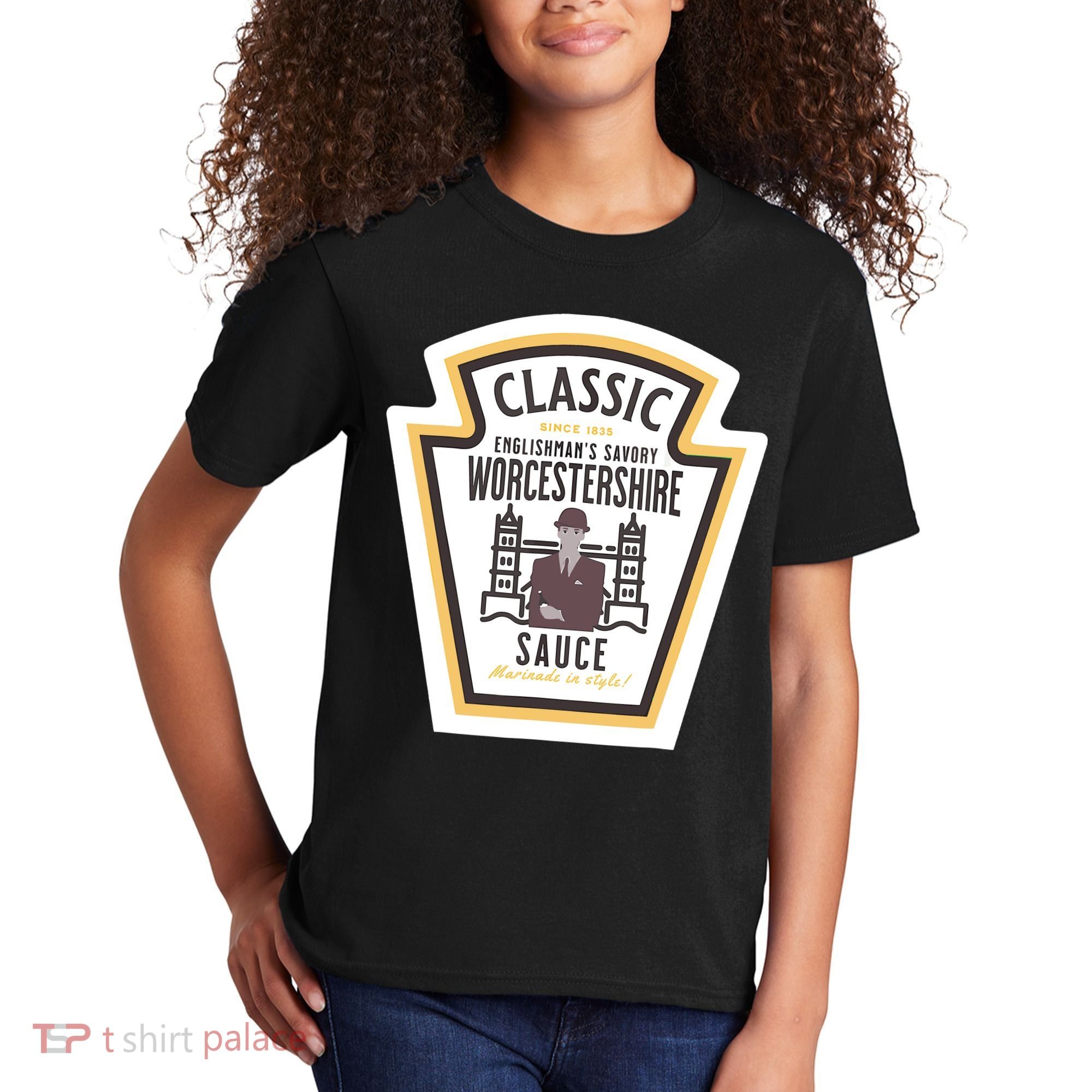 Worcestershire Sauce Diy Halloween Costume Condiment Kids T-Shirt