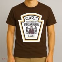 Worcestershire Sauce Diy Halloween Costume Condiment T-Shirt thumb 3