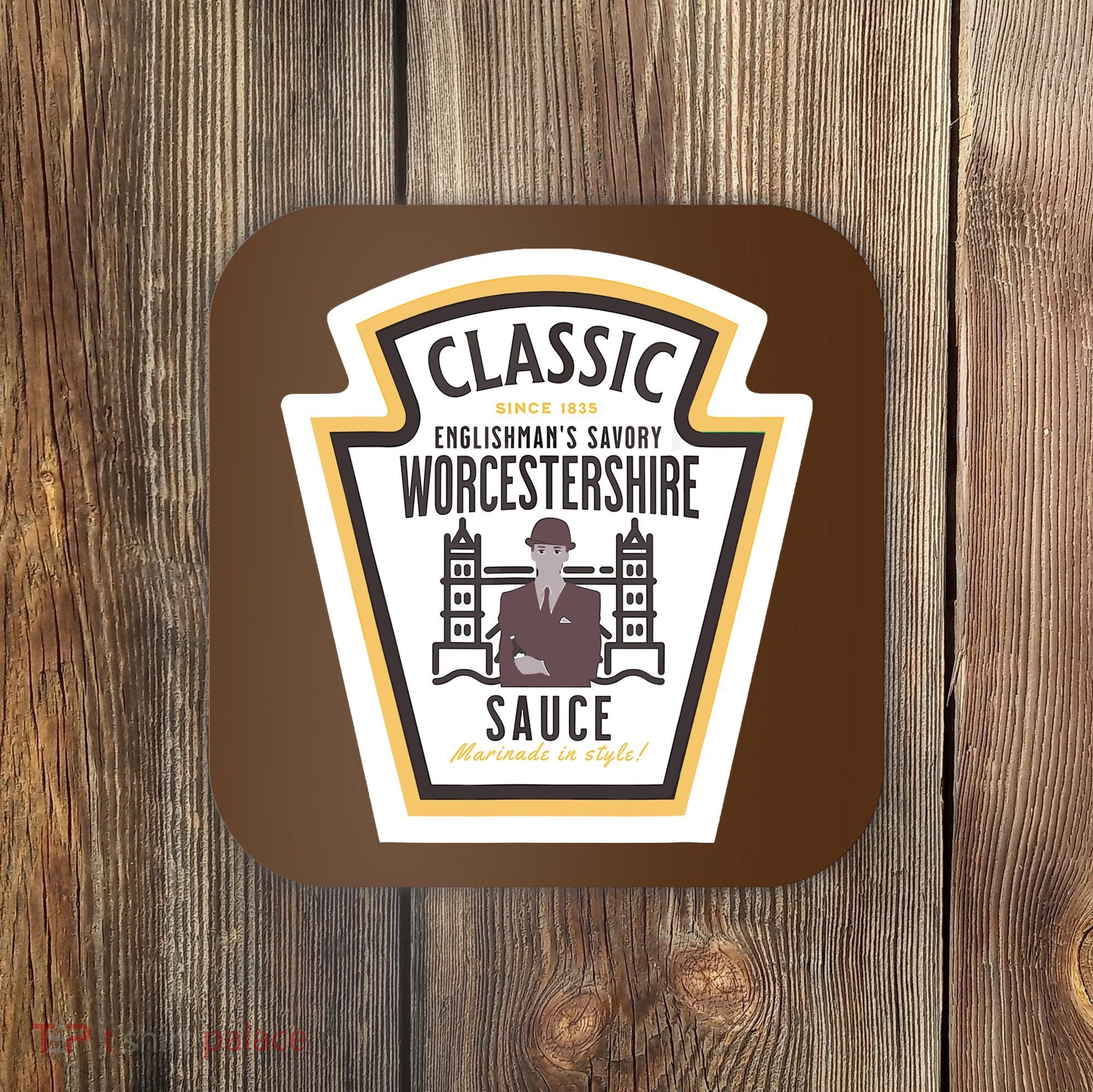 Worcestershire Sauce Diy Halloween Costume Condiment Coaster