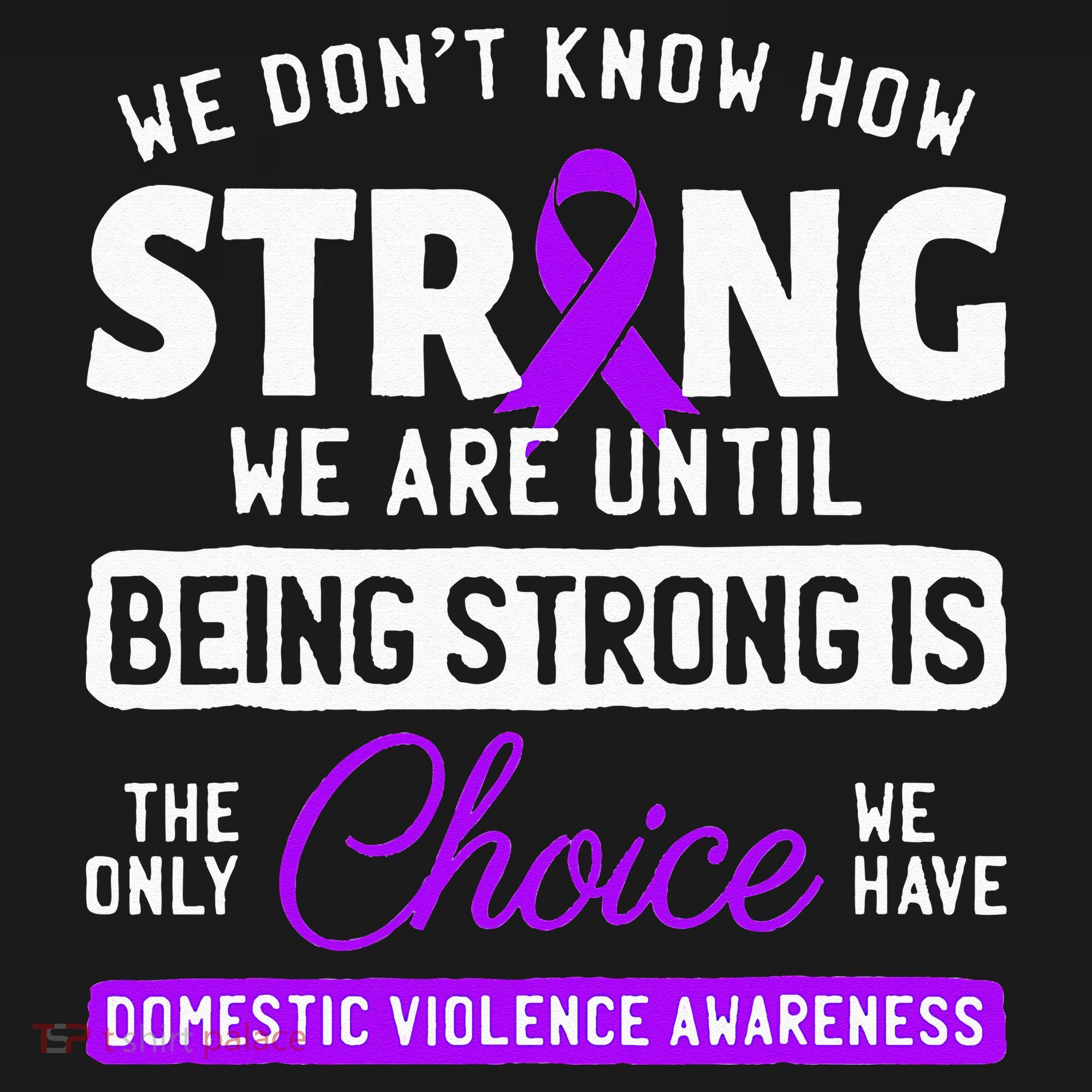 Warrior Survivor Domestic Violence Awareness Purple Ribbon Mousepad