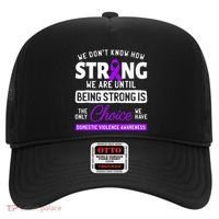 Warrior Survivor Domestic Violence Awareness Purple Ribbon Hat thumb 0