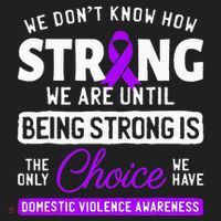 Warrior Survivor Domestic Violence Awareness Purple Ribbon Hat thumb 2