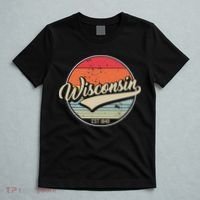Wisconsin State Est 1849 Retro Vintage T-Shirt thumb 5