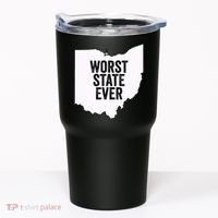 Worst State Ever, Ohio Sucks Gift Tumbler thumb 0