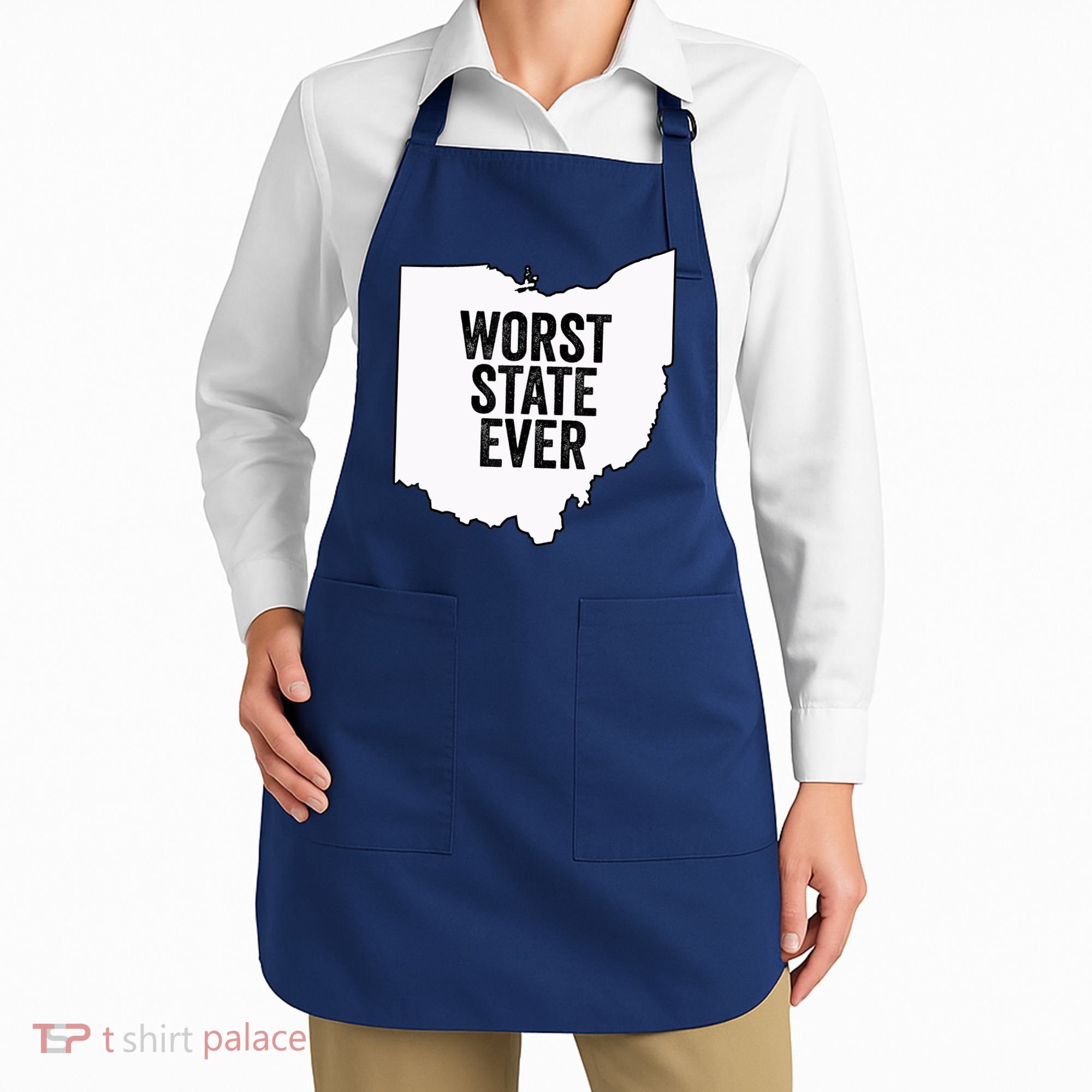 Worst State Ever, Ohio Sucks Gift Apron