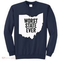 Worst State Ever, Ohio Sucks Gift Sweatshirt thumb 0