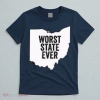 Worst State Ever, Ohio Sucks Gift T-Shirt thumb 5