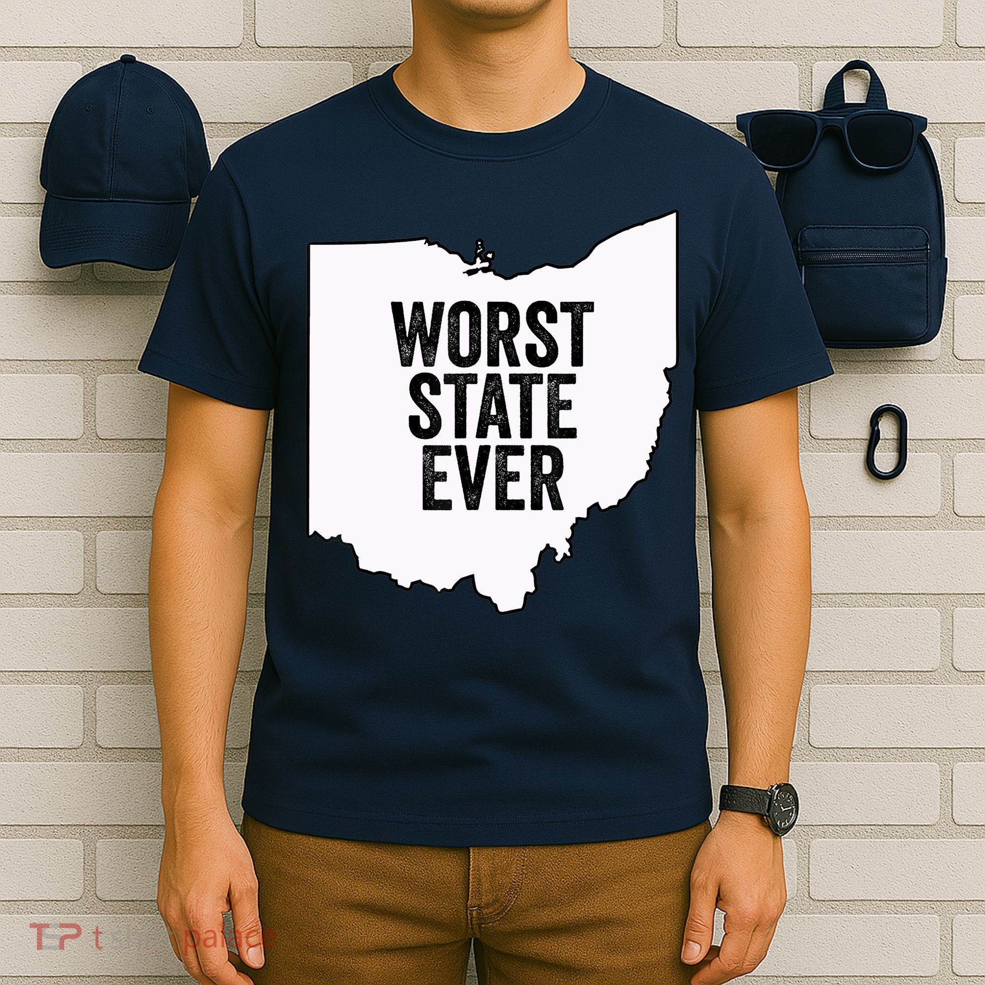 Worst State Ever, Ohio Sucks Gift T-Shirt