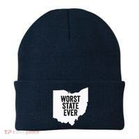 Worst State Ever, Ohio Sucks Gift Beanie thumb 0