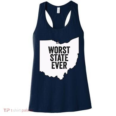 Worst State Ever, Ohio Sucks Gift Women's Tank Top