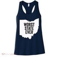 Worst State Ever, Ohio Sucks Gift Women's Tank Top thumb 0