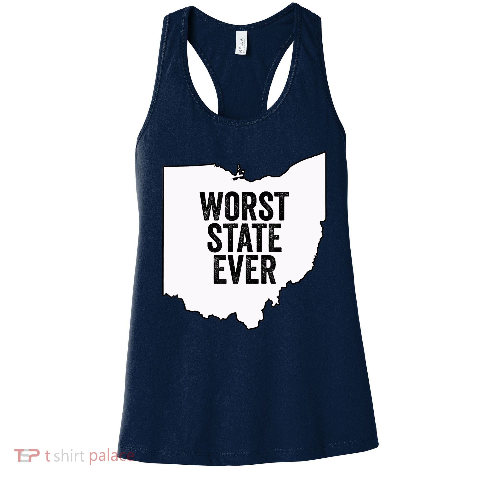 Worst State Ever, Ohio Sucks Gift Women's Tank Top