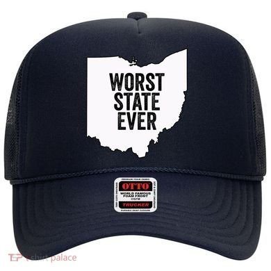 Worst State Ever, Ohio Sucks Gift Hat