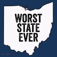 Worst State Ever, Ohio Sucks Gift Women's Long Sleeve Shirt thumb 2