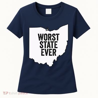 Worst State Ever, Ohio Sucks Gift Women's T-Shirt